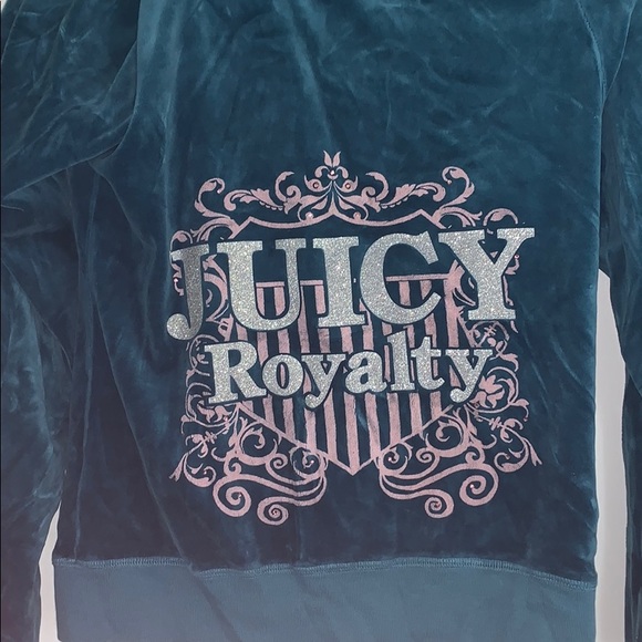 Juicy Couture Jackets & Blazers - Juicy Couture turquoise hoodie